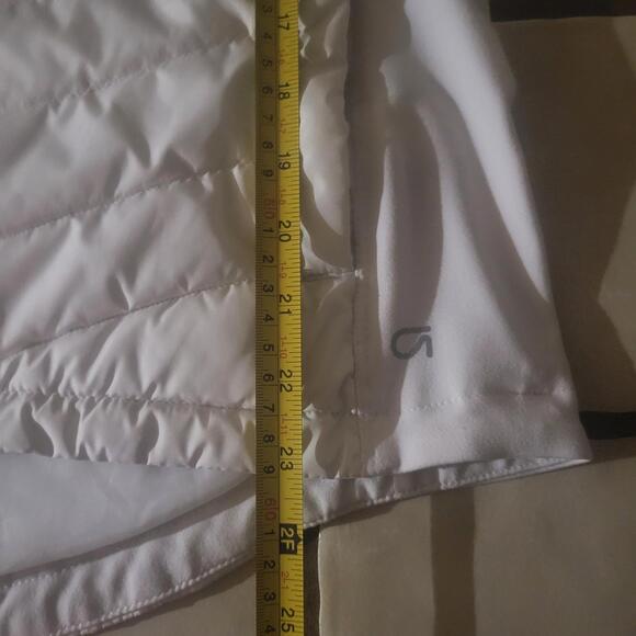 Gap Fit Hooded Women's White Jacket Performance Walking Running - Size M - Picture 7 of 9